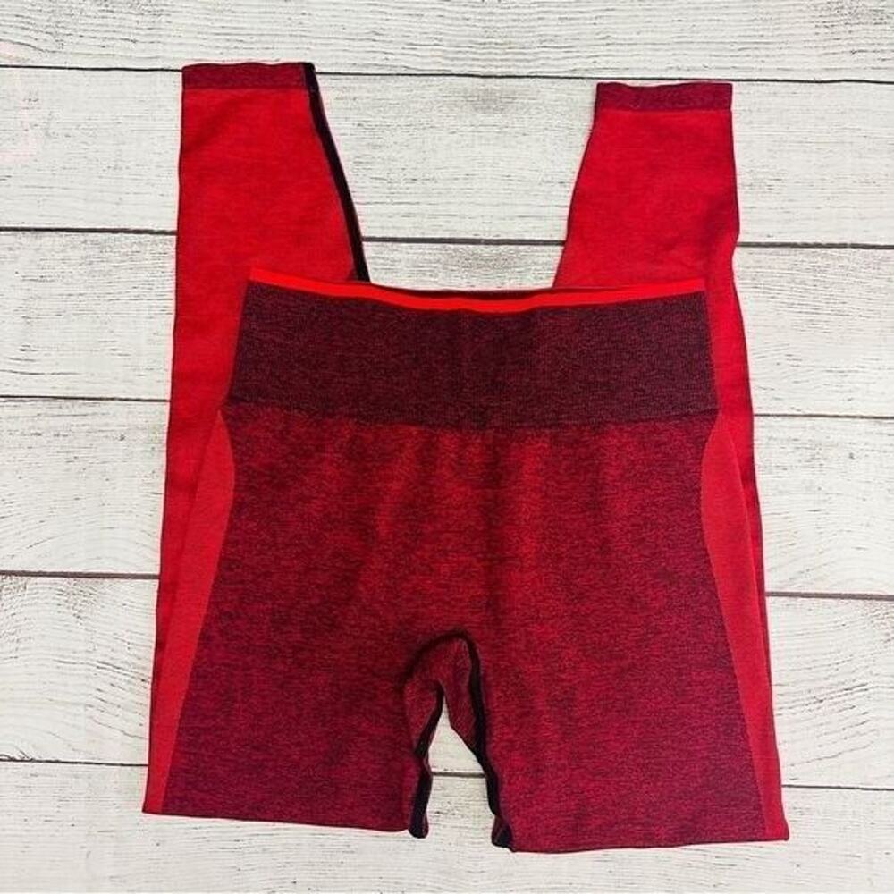 Victoria's Secret Leggings Womens Small Red Seemless High-waist Workout Gear